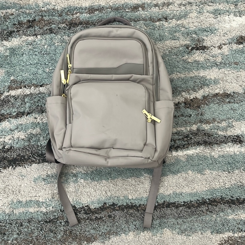 Open Story Signature Day Trip Backpack Taupe